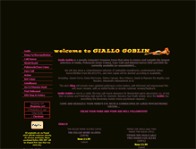 Tablet Screenshot of giallogoblin.com